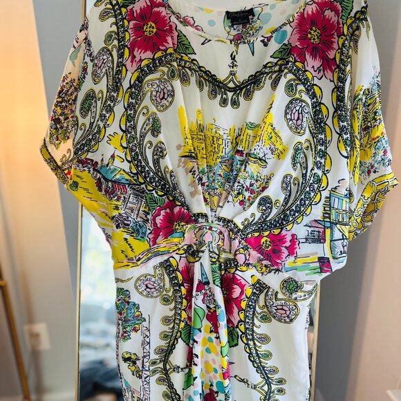 Anthropologie Collette Dinnigan Scenic Silk Dress - Picture 5 of 7
